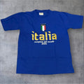 Italia Campioni del Mondo 2006 World Cup Champions Royal Blue T Shirt M