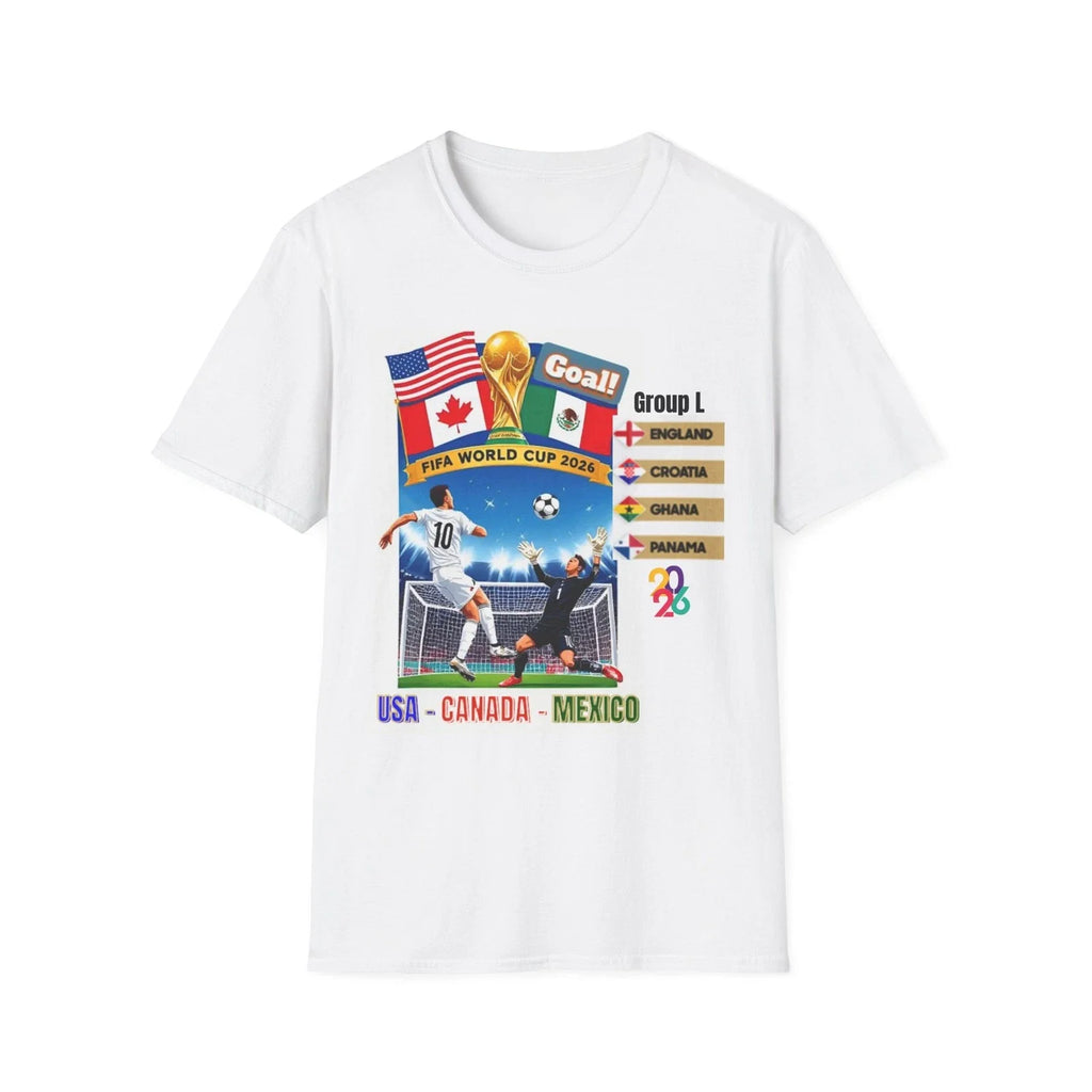 World Cup 2026 T shirt, Soccer FIFA Tee, England, Croatia, Ghana, Panama
