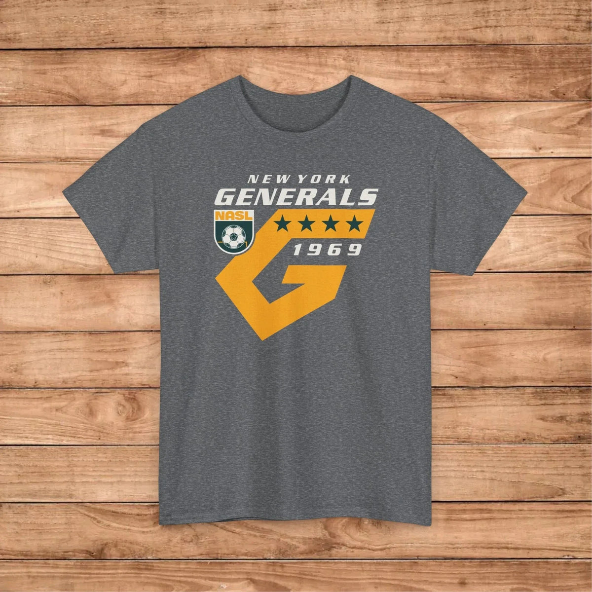 New York General 1969 Vintage Soccer Premium Unisex T-Shirt - Cosmos
