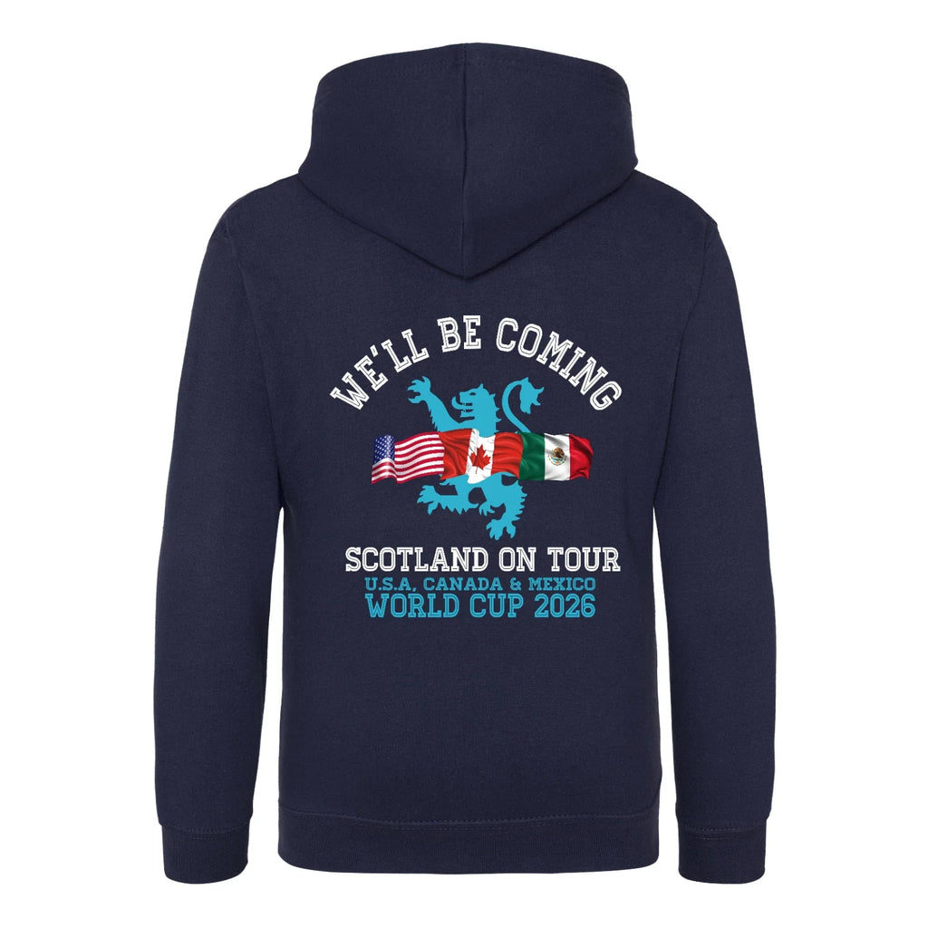 Scotland We'll Be Coming World Cup 2026 hoodie, Scottish Supporters Jumper
