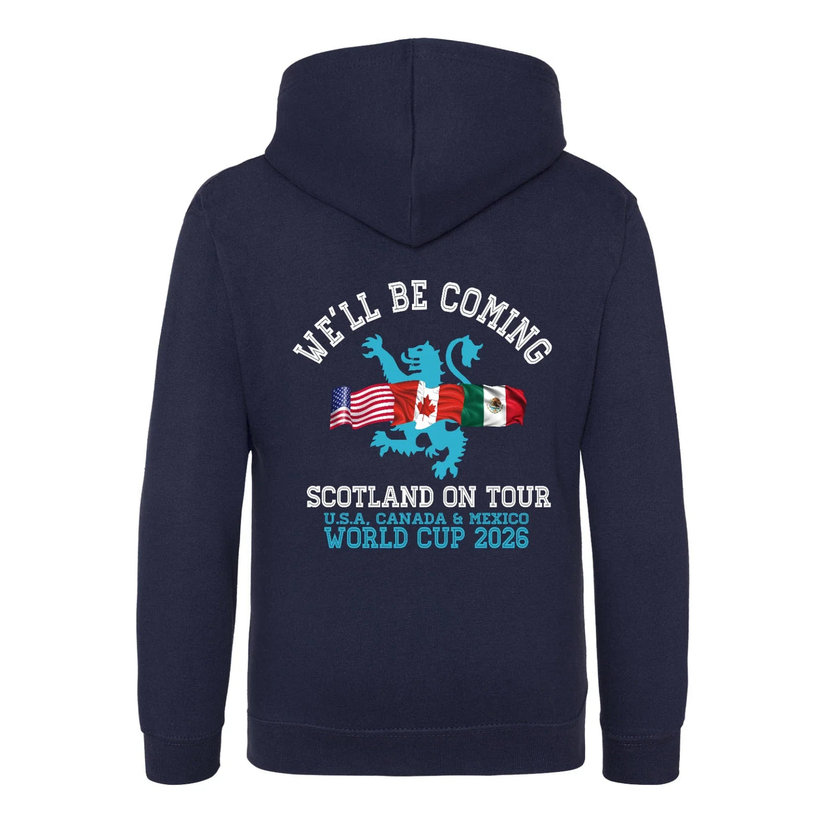 Scotland We'll Be Coming World Cup 2026 hoodie, Scottish Supporters Jumper