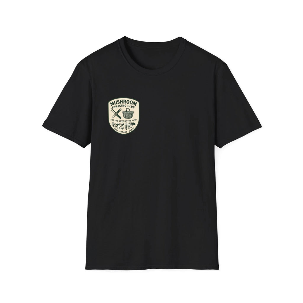 Mushroom Foraging T-Shirt – Vintage Mycology Club Species Print Gift Tee