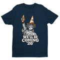Scotland 2026 World Cup T Shirt We'll Be Coming Football Fan Gift Tee