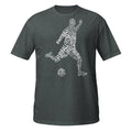Soccer In Different Languages Word Art Short-Sleeve Unisex T-Shirt, Football Tee