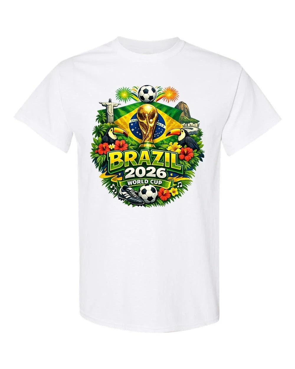 Brazil Soccer 2026 World Cup Style Unisex T-Shirt German Fan Shirt Football