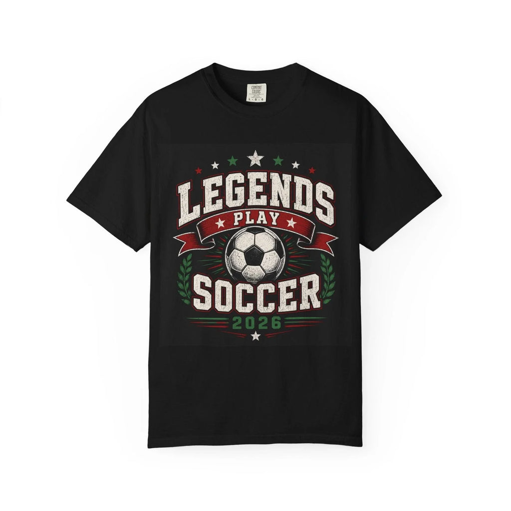 Legends Play Soccer 2026 T-shirt | Vintage Soccer Ball Team Tee