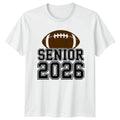 Senior 2026 T-Shirt Senior Graduation Football Graduation Gift For Him And Her