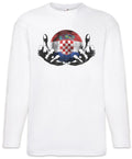 Croatia Football Magic Ball Men Long Sleeve T-Shirt croatian Soccer Flag
