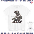 Soccer Team Muscular Zombie Monster Sitting On Ball DigiRods Cartoon T Shirt