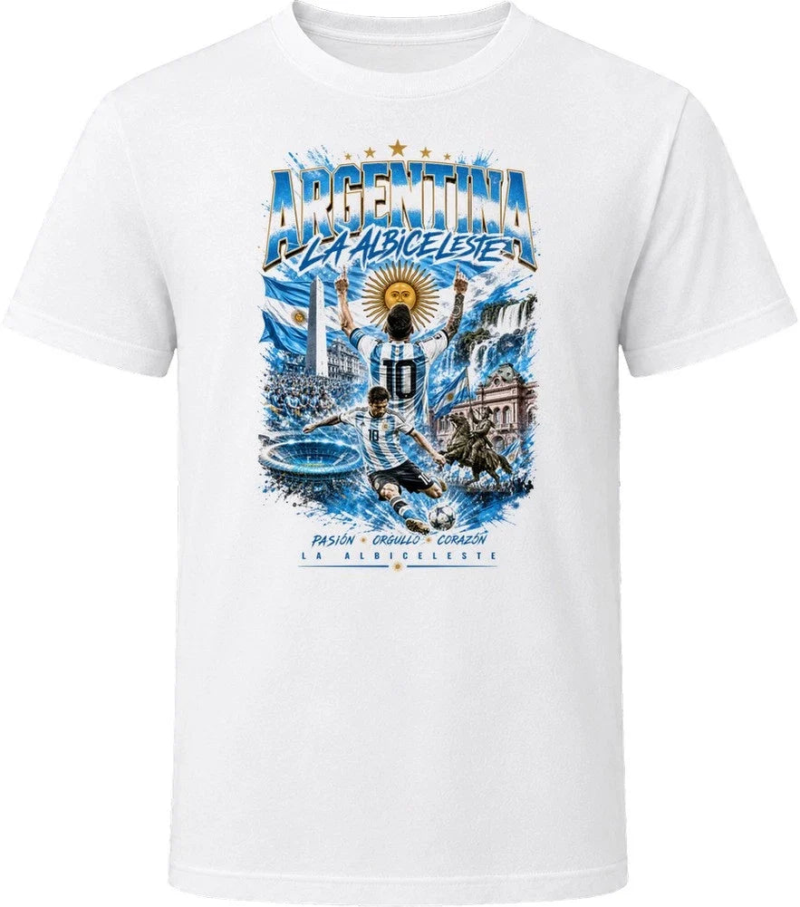Argentina La Albiceleste Soccer Football 2026 National Pride T Shirt