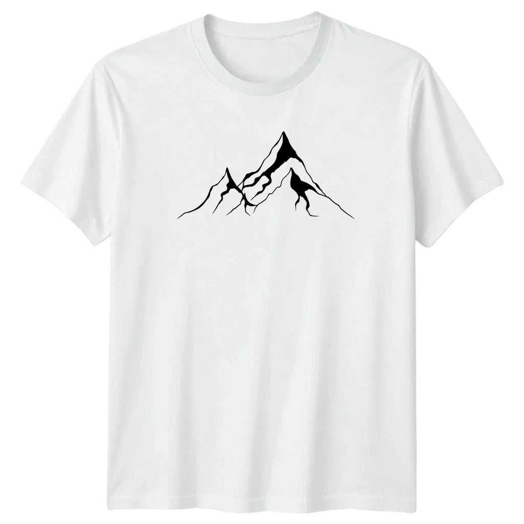 My Happy Place Is The T-Shirt Hiking Mountaineering Outdoors Nature
