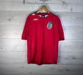 Vintage football t-shirt Umbro England size L 2006/07s red