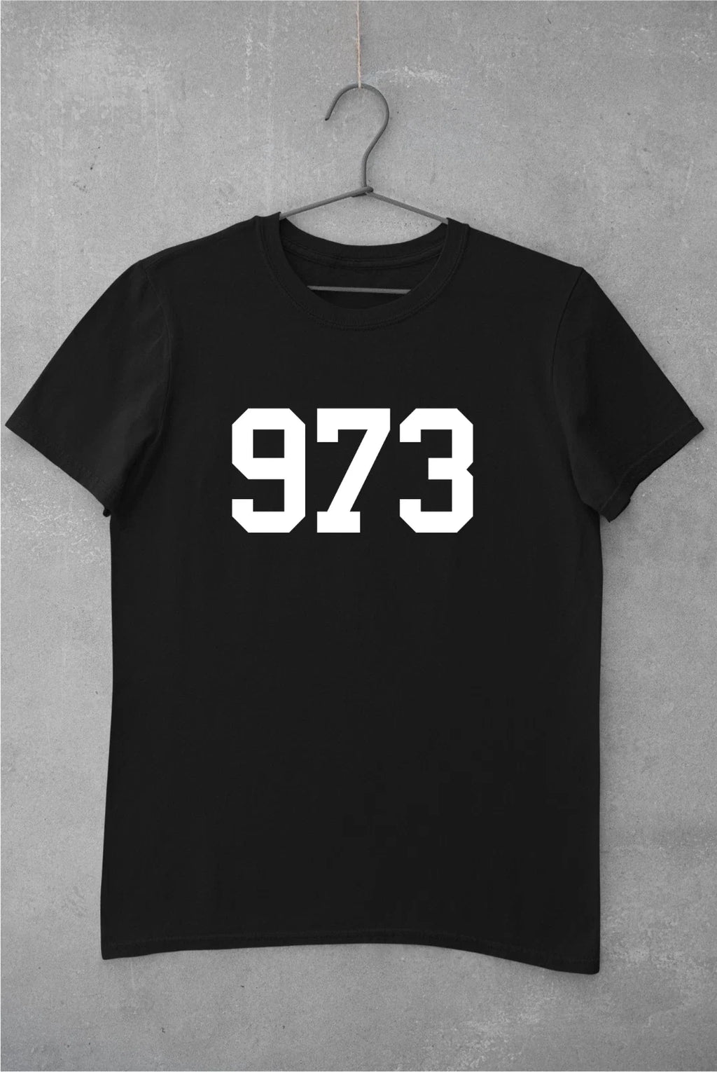 New Jersey Shirt, 973 Area Code, Newark, Paterson, Clifton, Passiac, East Orange