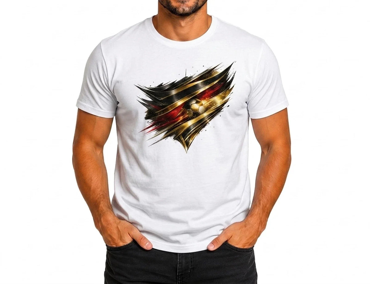 USA Football Germany 26 Flag Colors Pride Winner Design Official Men's T-Shirt