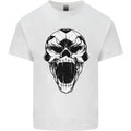 A Football Skull Soccer Footy Mens Cotton T-Shirt Tee Top