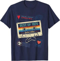 50th Birthday Celebration Vintage Soccer Fan Retro 80s T-Shirt