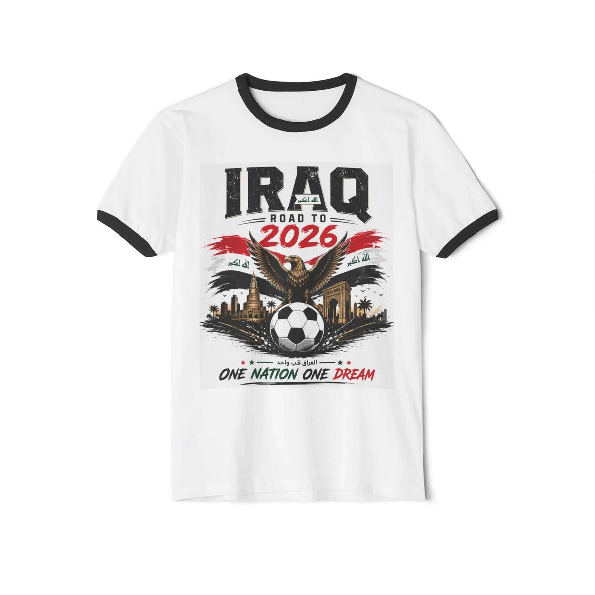 Iraq Road to 2026 Soccer T-Shirt | One Nation One Dream