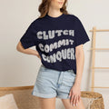 Clutch Commit Conquer T-shirt | Motivational Typography Tee