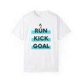 NJ/NY Gotham FC Women's Soccer "RUN KICK GOAL" Unisex Garment-Dyed T-shirt