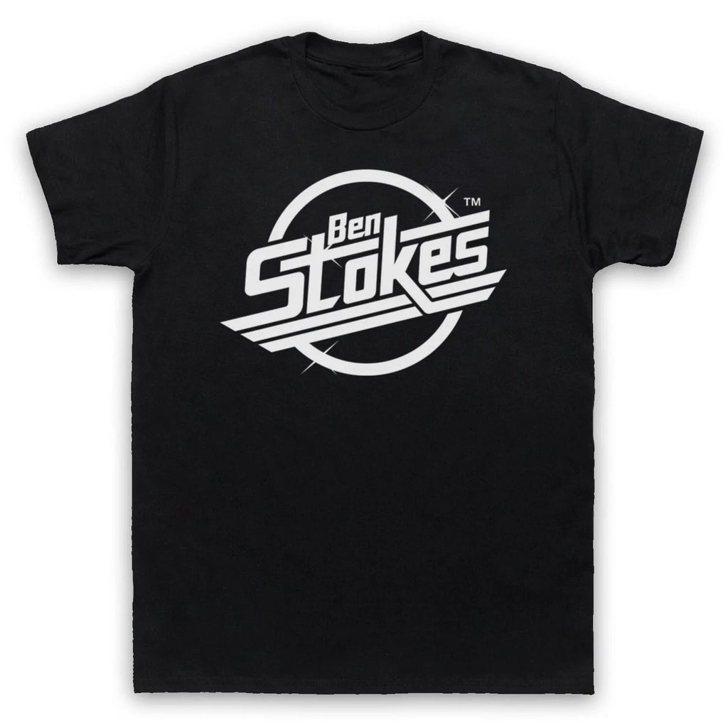 BEN STOKES ROCK BAND PARODY THE STROKES LOGO CRICKET MENS & WOMENS T-SHIRT