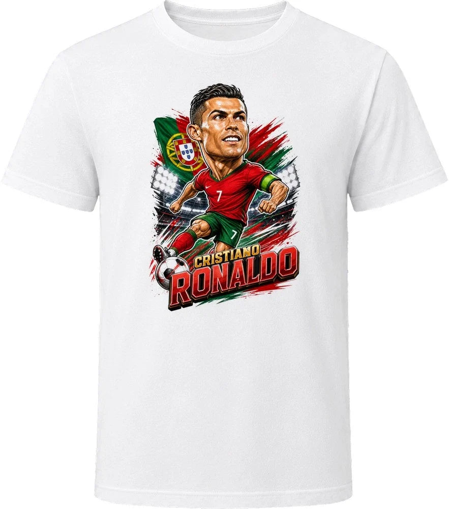 Cristiano Ronaldo, Portugal Caricature Soccer 2026 T Shirt