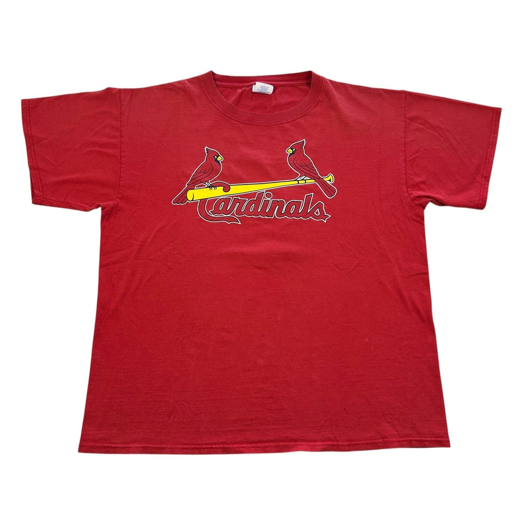 Vintage y2k 2000s Albert Pujols Number 5 St. Louis Cardinals Graphic Shirt 2XL