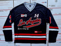 VTG 90’s Romwe Los Angeles #23 CHICAGO Sports Racing Hockey Jersey L/S T-Shirt L