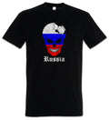Russia Football Skull I T-Shirt Russian Soccer Flag Banner World Championship