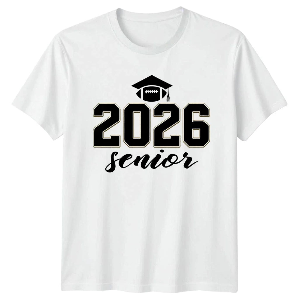 2026 Senior T-Shirt Football Graduation Gift For Him And Her