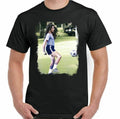 Reggae T-Shirt Playing Football Jamaica Rasta Weed Footy Soccer Retro TEE TOP