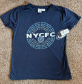 Concepts Sport NYCFC Shirt Large Navy Womens MLS Soccer Marathon Knit Top NWT