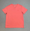 American Eagle T-Shirt Mens Medium Pink Cotton Blend V-Neck Short Sleeve Logo