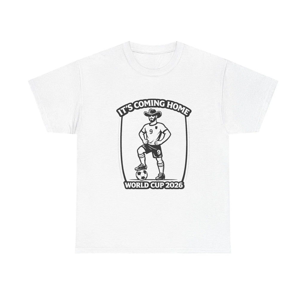It's Coming Home Funny England Football Cowboy T-Shirt World Cup 2026