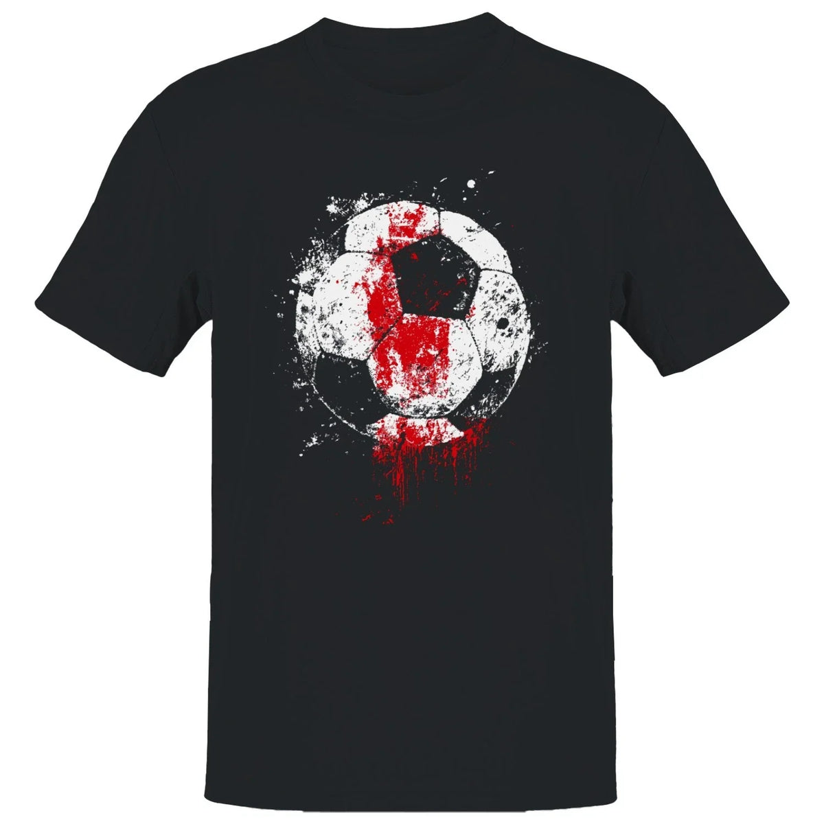 Grunge Soccer Ball Splash Men's T-shirt