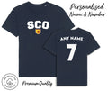 Scotland SCO T-Shirt Personalised Name & No World Cup 2026 Kit Jersey Football