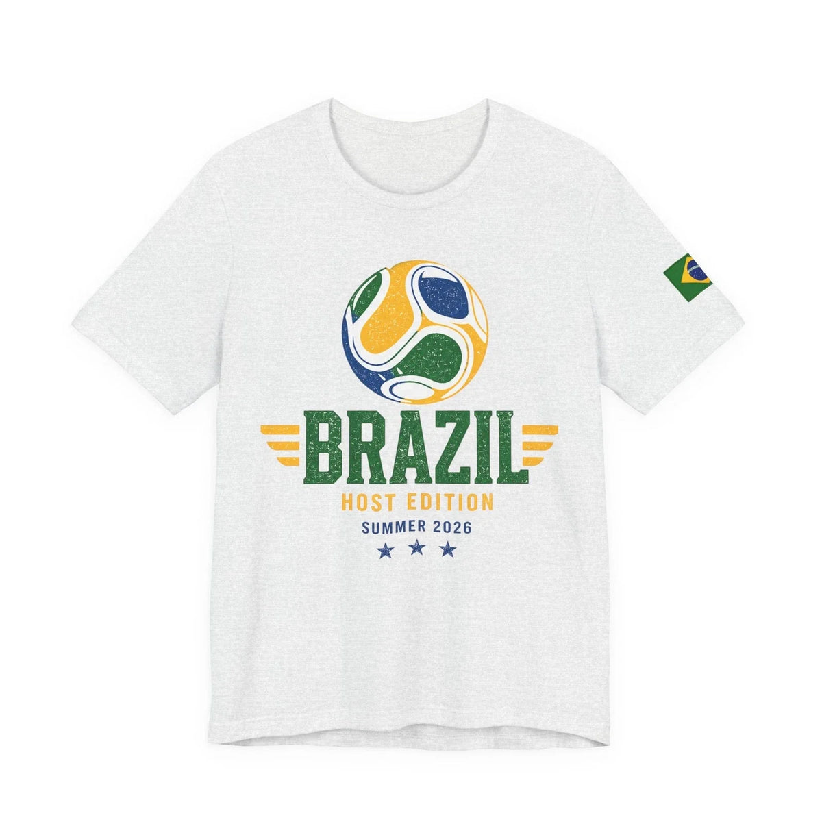 Brazil Soccer Fan Shirt Host Edition Summer 2026 Unisex Match Day Tee