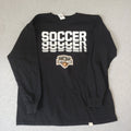 Gildan Youth Longsleeve Shirt Size XL Black "Soccer Houston Dynamo" Graphic