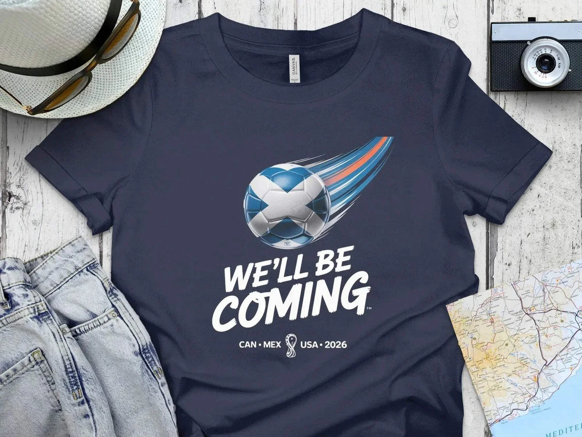 Scotland Football 2026 Celebration We're Coming T-Shirt