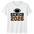 Senior 2026 T-Shirt Graduation Football 2026 Graduation Gift For Him And Her