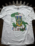 Vtg World Cup Korea 2002 Soccer Exclusive Italy Tru Fan T Shirt Men XL