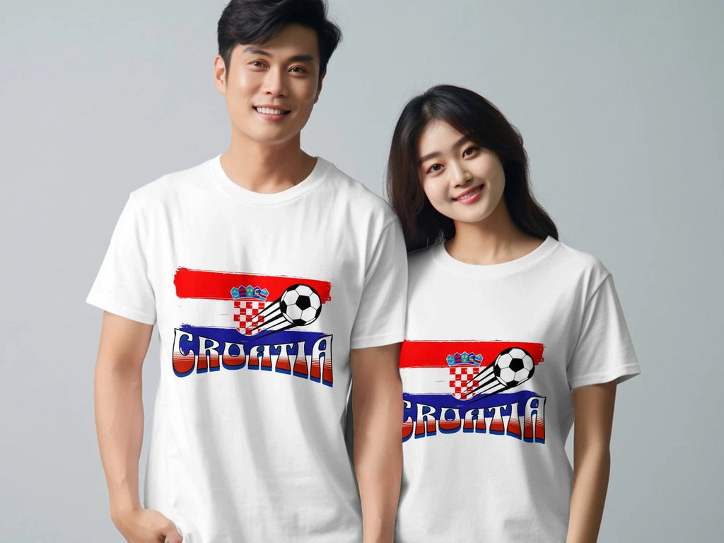 Croatia Football T-Shirt European Tournament Unisex Soccer TShirt Euros 2024