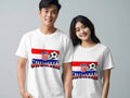 Croatia Football T-Shirt European Tournament Unisex Soccer TShirt Euros 2024