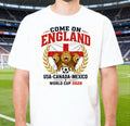 Come on England, World Cup 2026 t-shirt, Three Lions English Football Supporters