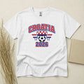 Croatia 2026 Football Fan T Shirt Soccer Supporters Gildan Cotton Family Top