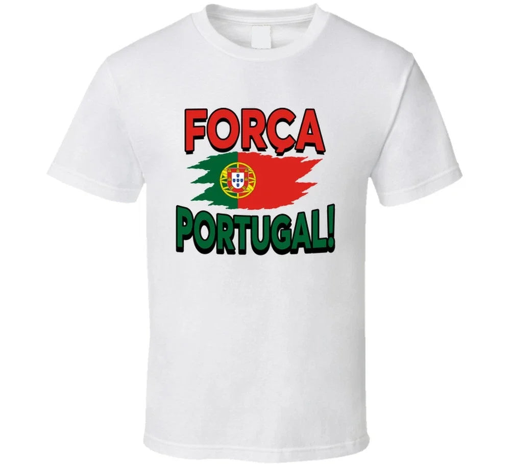 Forca Portugal Soccer Football Fan T Shirt