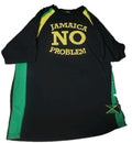🔥 Vintage Jamaica No Problem Soccer Jersey Shirt Mens Size XL 29x23 Black