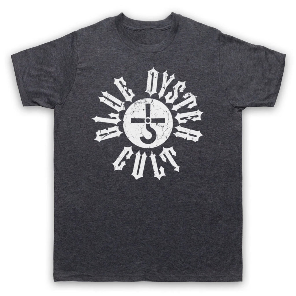 BLUE OYSTER CULT LOGO AMERICAN ROCK BAND REAPER MENS & WOMENS T-SHIRT