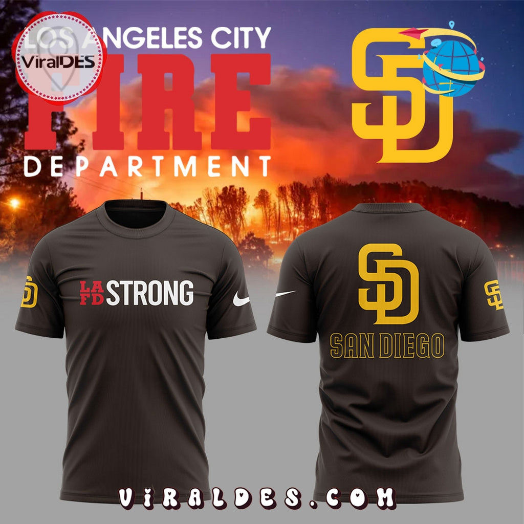 San Diego Padres LA Strong Black Hoodie