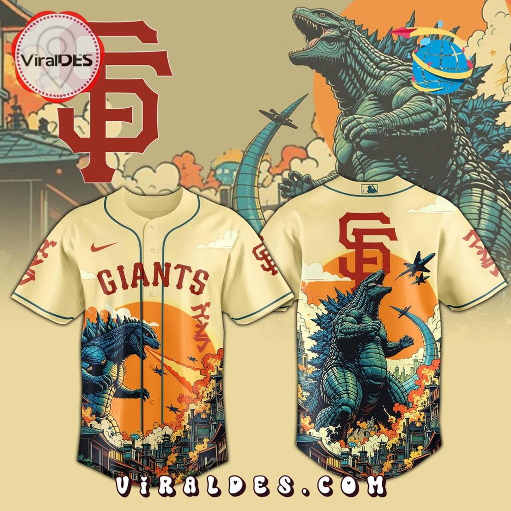 San Francisco Giants 2025 Godzilla Limited Edition Jersey