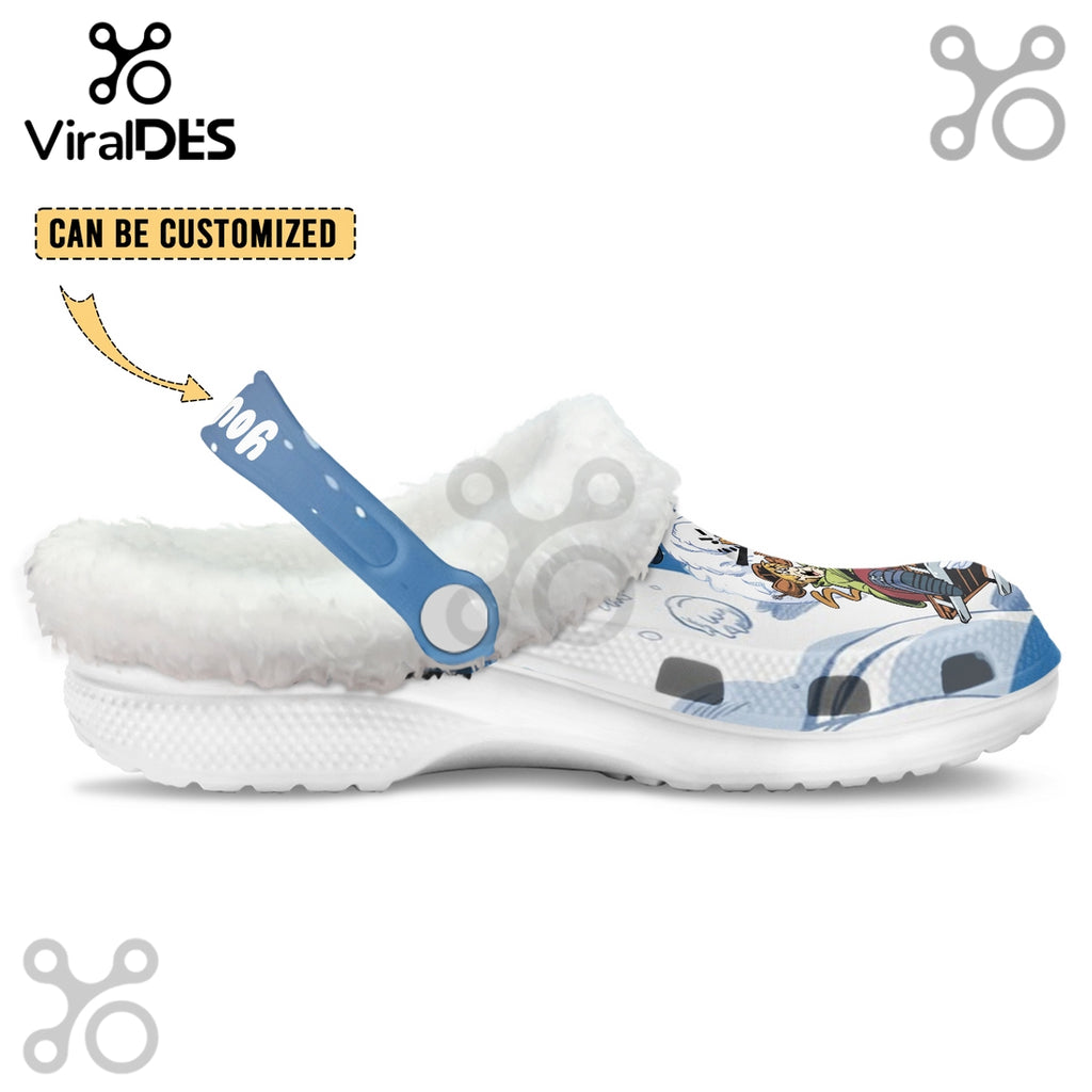 Scooby-Doo x Christmas Crocs Crocband Fleece Clogs Shoes